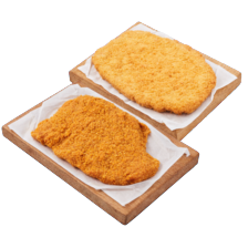 Kip- of varkensschnitzel XXL